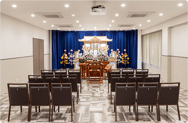 白銀玉泉院 2F 儀式場全景