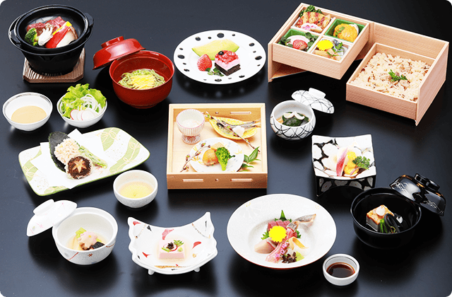 白銀玉泉院 専用厨房からのお料理のおもてなし